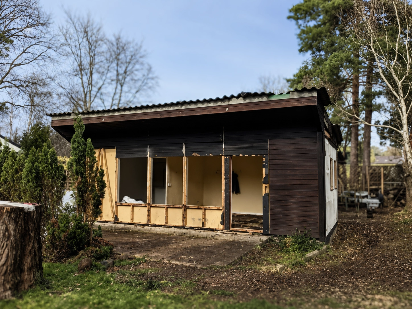Ort nach dem Abriss