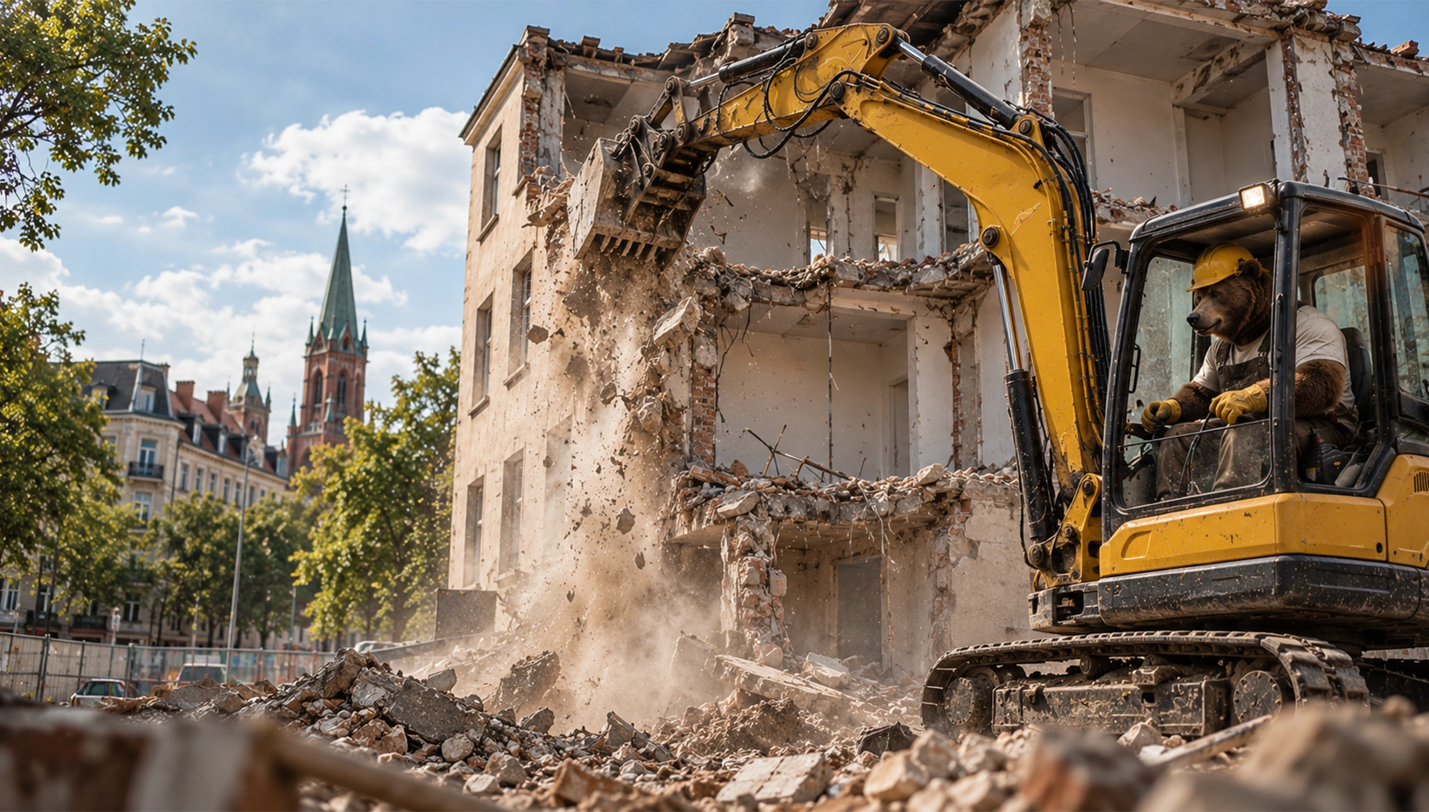 Abrissunternehmen in Pankow – Miros Abrissbären